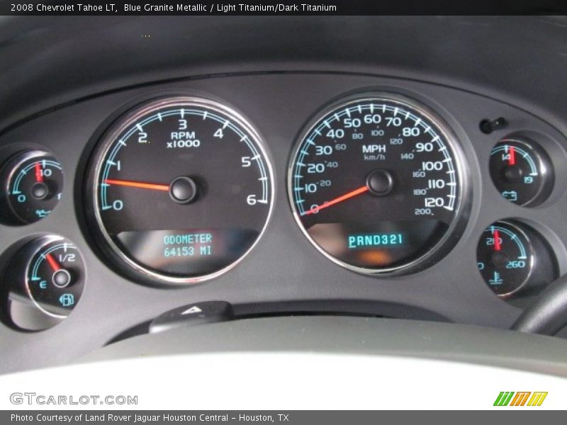 Blue Granite Metallic / Light Titanium/Dark Titanium 2008 Chevrolet Tahoe LT