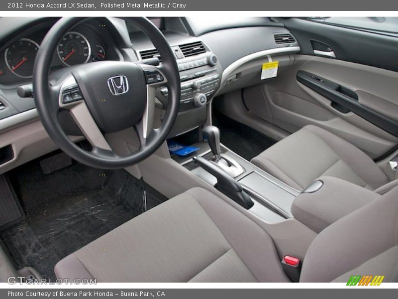 Polished Metal Metallic / Gray 2012 Honda Accord LX Sedan