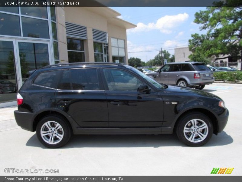 Jet Black / Sand Beige 2004 BMW X3 3.0i