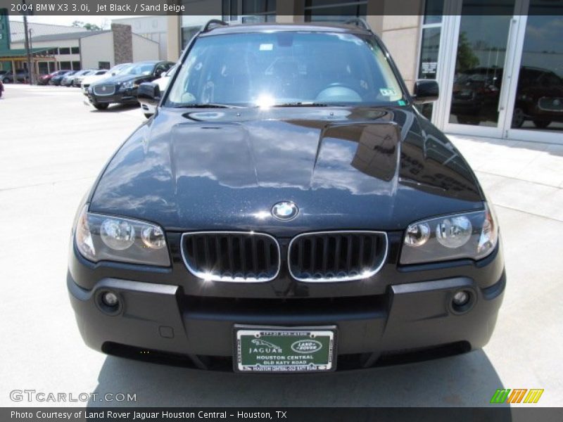 Jet Black / Sand Beige 2004 BMW X3 3.0i