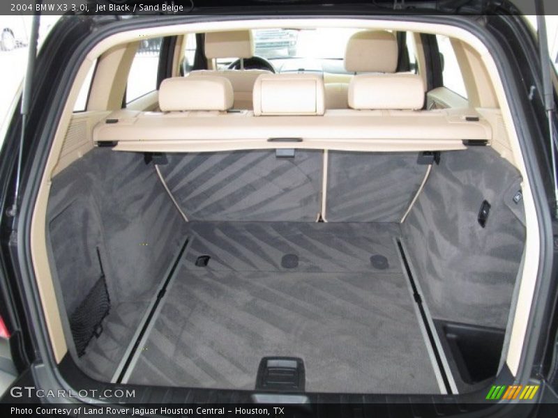 Jet Black / Sand Beige 2004 BMW X3 3.0i