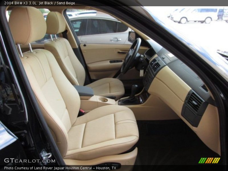 Jet Black / Sand Beige 2004 BMW X3 3.0i