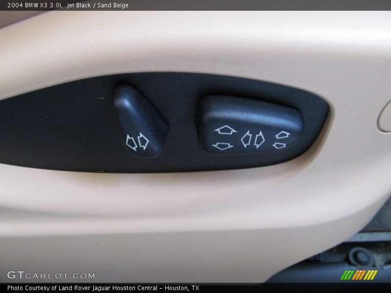 Jet Black / Sand Beige 2004 BMW X3 3.0i