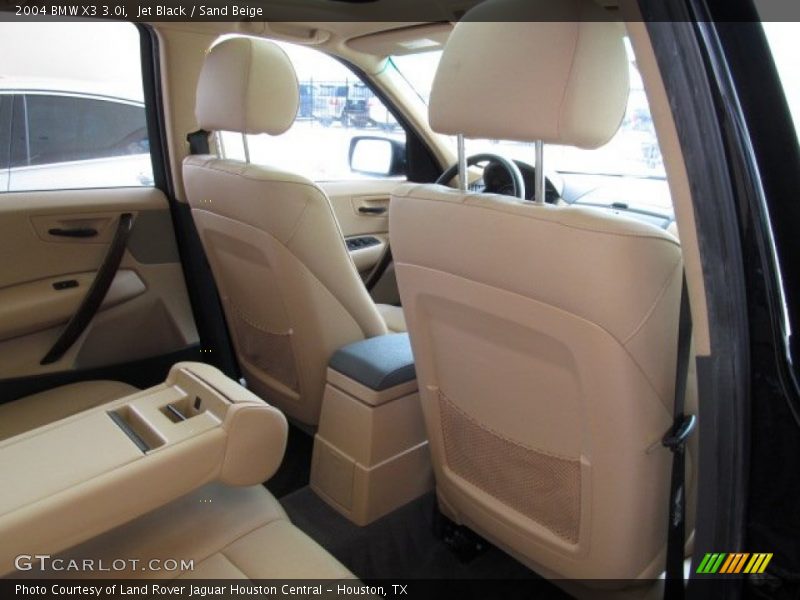 Jet Black / Sand Beige 2004 BMW X3 3.0i