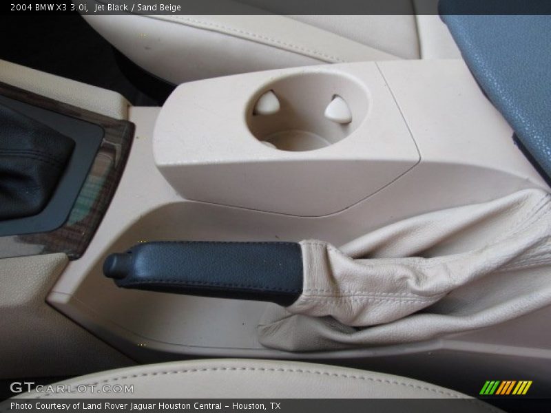 Jet Black / Sand Beige 2004 BMW X3 3.0i