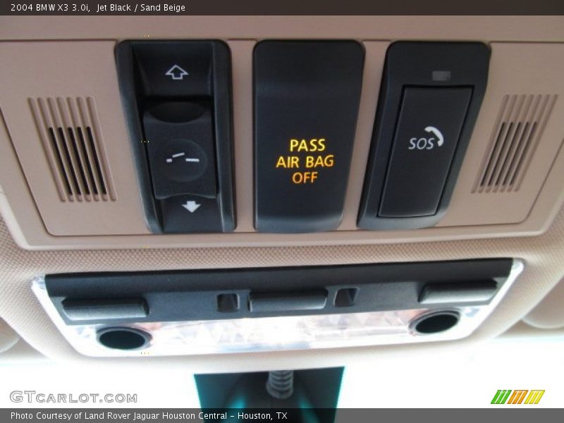 Jet Black / Sand Beige 2004 BMW X3 3.0i