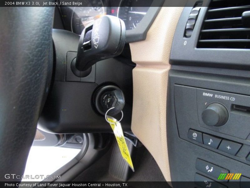 Jet Black / Sand Beige 2004 BMW X3 3.0i