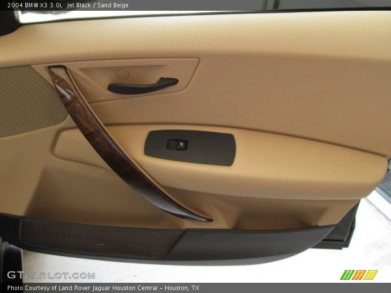 Jet Black / Sand Beige 2004 BMW X3 3.0i