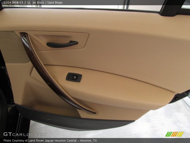 Jet Black / Sand Beige 2004 BMW X3 3.0i