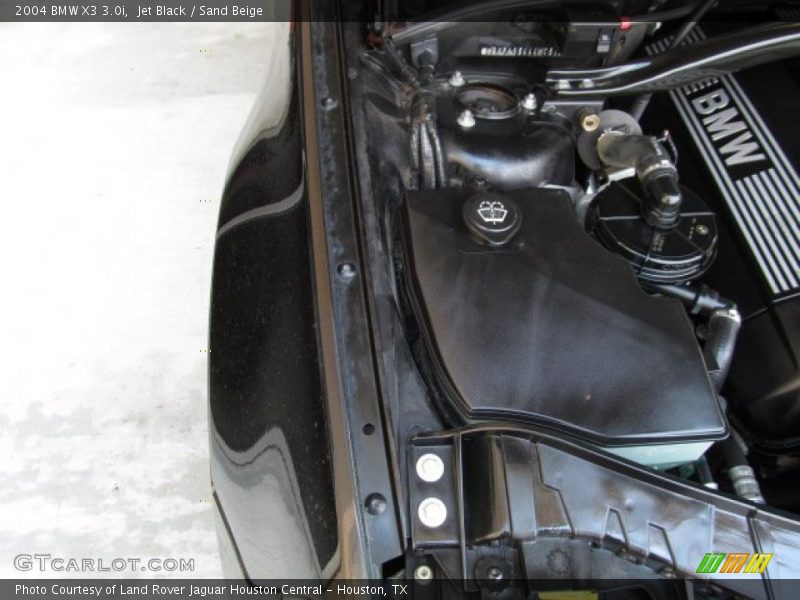 Jet Black / Sand Beige 2004 BMW X3 3.0i