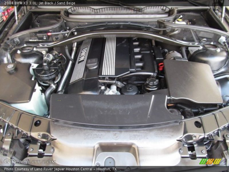 Jet Black / Sand Beige 2004 BMW X3 3.0i