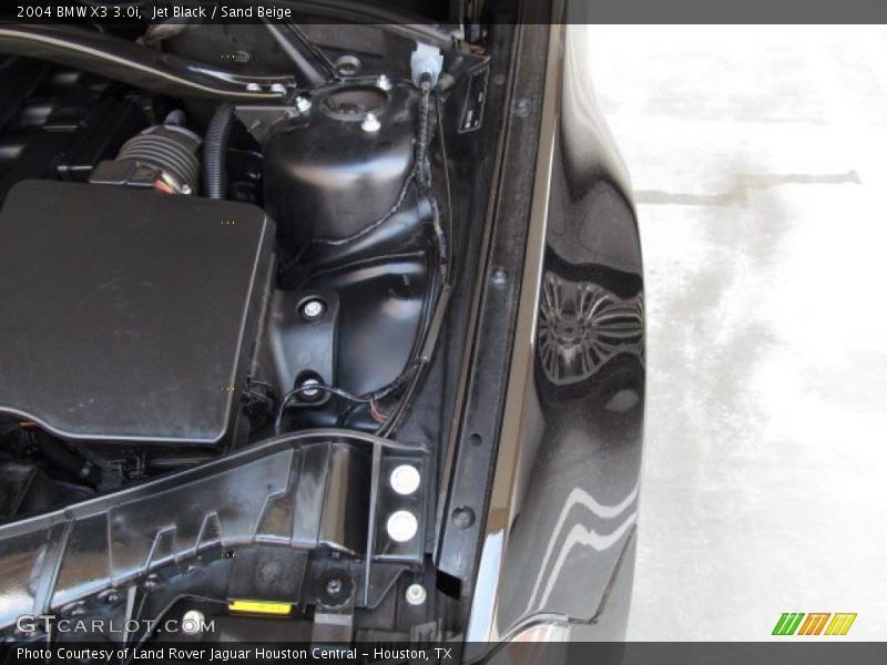 Jet Black / Sand Beige 2004 BMW X3 3.0i