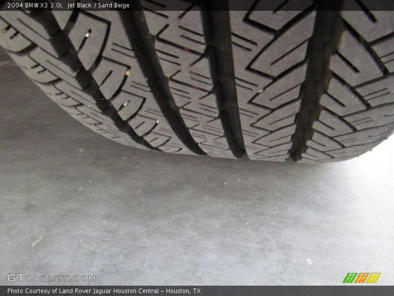 Jet Black / Sand Beige 2004 BMW X3 3.0i