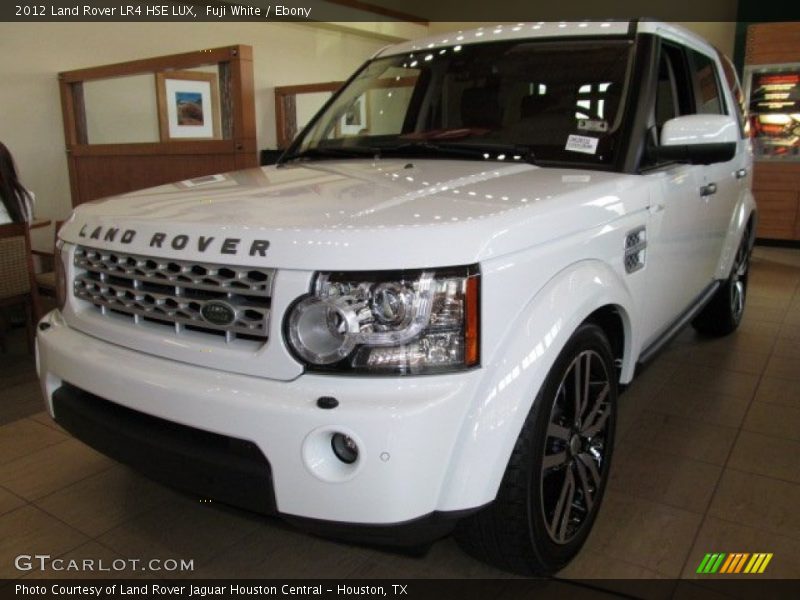 Fuji White / Ebony 2012 Land Rover LR4 HSE LUX