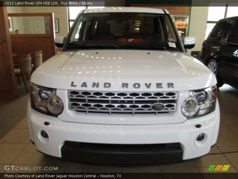 Fuji White / Ebony 2012 Land Rover LR4 HSE LUX
