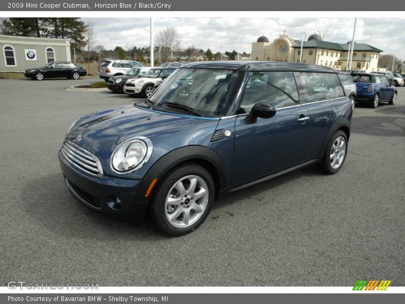 Horizon Blue / Black/Grey 2009 Mini Cooper Clubman