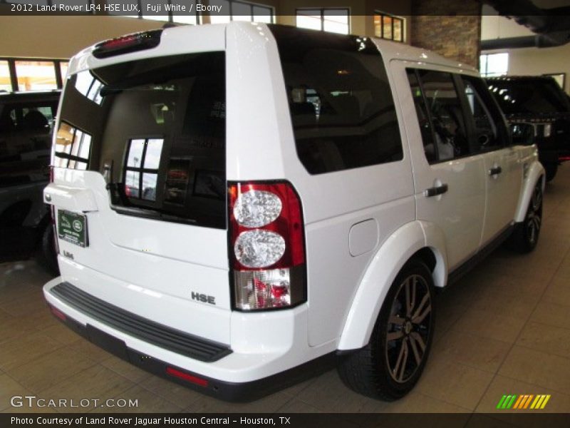 Fuji White / Ebony 2012 Land Rover LR4 HSE LUX