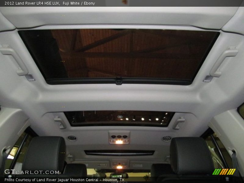 Fuji White / Ebony 2012 Land Rover LR4 HSE LUX