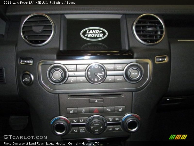 Fuji White / Ebony 2012 Land Rover LR4 HSE LUX