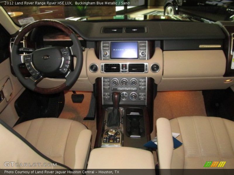 Buckingham Blue Metallic / Sand 2012 Land Rover Range Rover HSE LUX