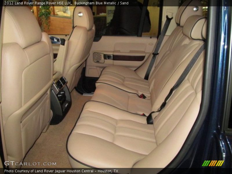 Buckingham Blue Metallic / Sand 2012 Land Rover Range Rover HSE LUX