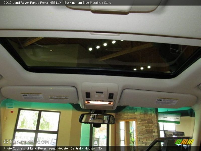Buckingham Blue Metallic / Sand 2012 Land Rover Range Rover HSE LUX