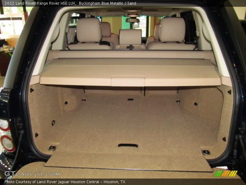 Buckingham Blue Metallic / Sand 2012 Land Rover Range Rover HSE LUX