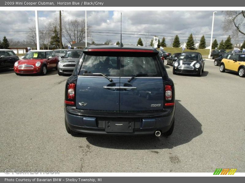 Horizon Blue / Black/Grey 2009 Mini Cooper Clubman