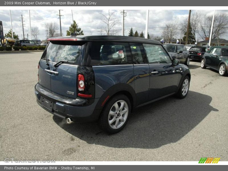 Horizon Blue / Black/Grey 2009 Mini Cooper Clubman