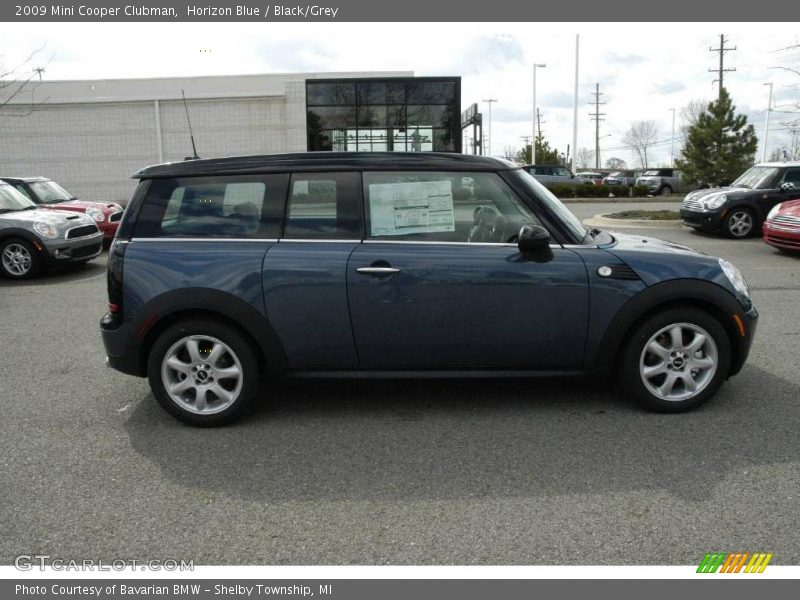 Horizon Blue / Black/Grey 2009 Mini Cooper Clubman