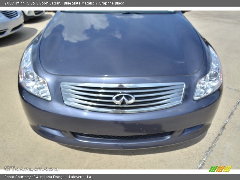 Blue Slate Metallic / Graphite Black 2007 Infiniti G 35 S Sport Sedan