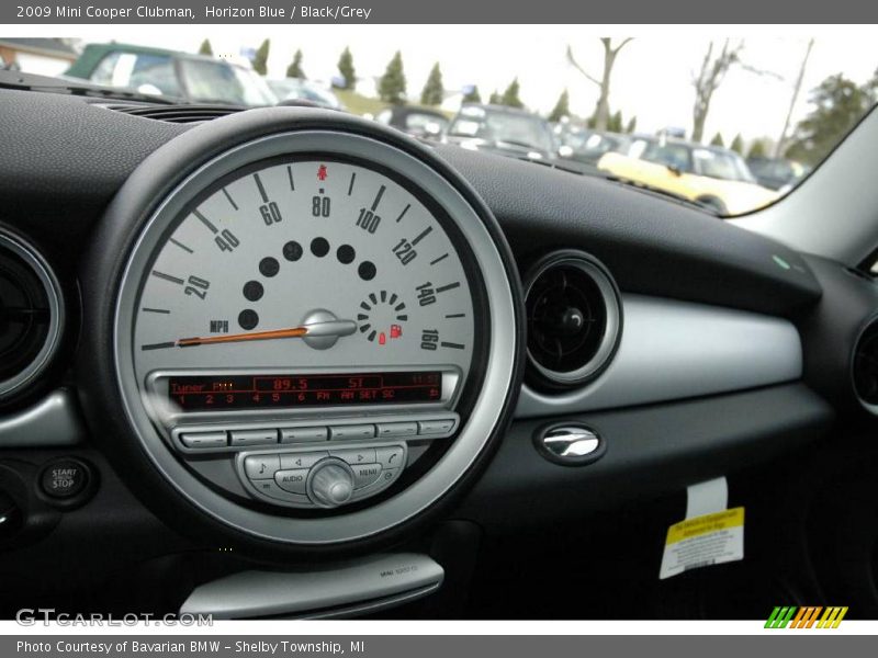 Horizon Blue / Black/Grey 2009 Mini Cooper Clubman