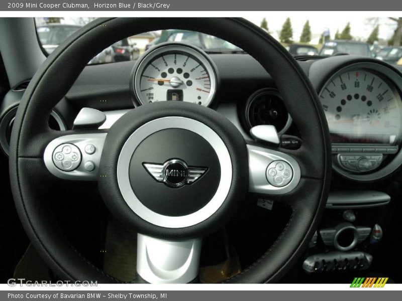 Horizon Blue / Black/Grey 2009 Mini Cooper Clubman