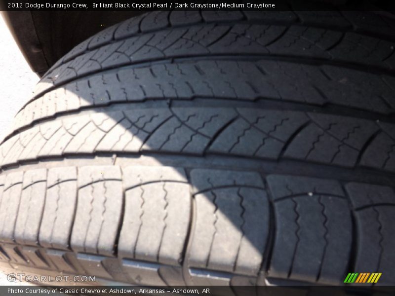 Brilliant Black Crystal Pearl / Dark Graystone/Medium Graystone 2012 Dodge Durango Crew