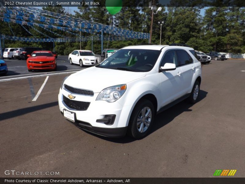Summit White / Jet Black 2012 Chevrolet Equinox LT