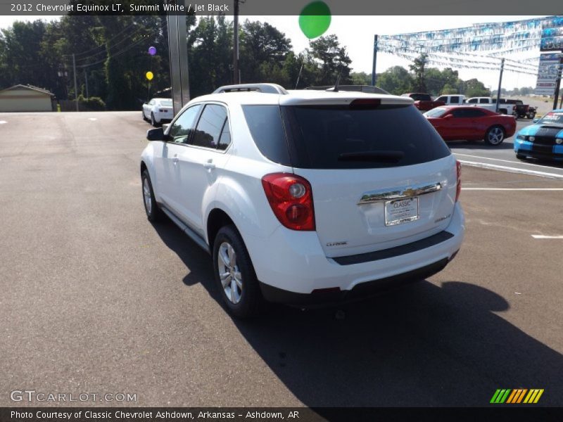 Summit White / Jet Black 2012 Chevrolet Equinox LT