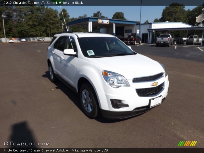 Summit White / Jet Black 2012 Chevrolet Equinox LT