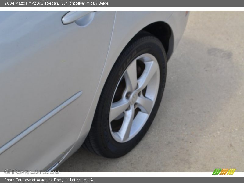 Sunlight Silver Mica / Beige 2004 Mazda MAZDA3 i Sedan