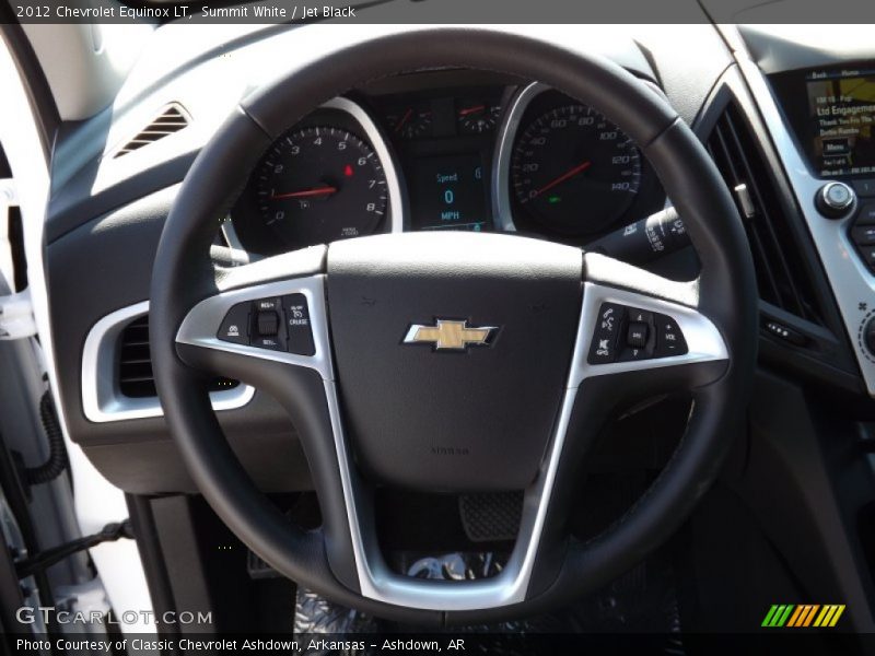 Summit White / Jet Black 2012 Chevrolet Equinox LT