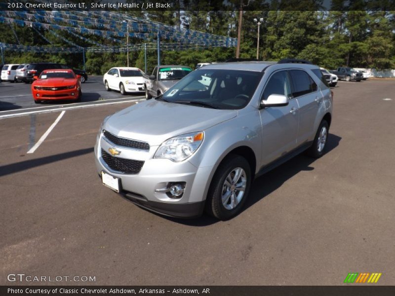 Silver Ice Metallic / Jet Black 2012 Chevrolet Equinox LT