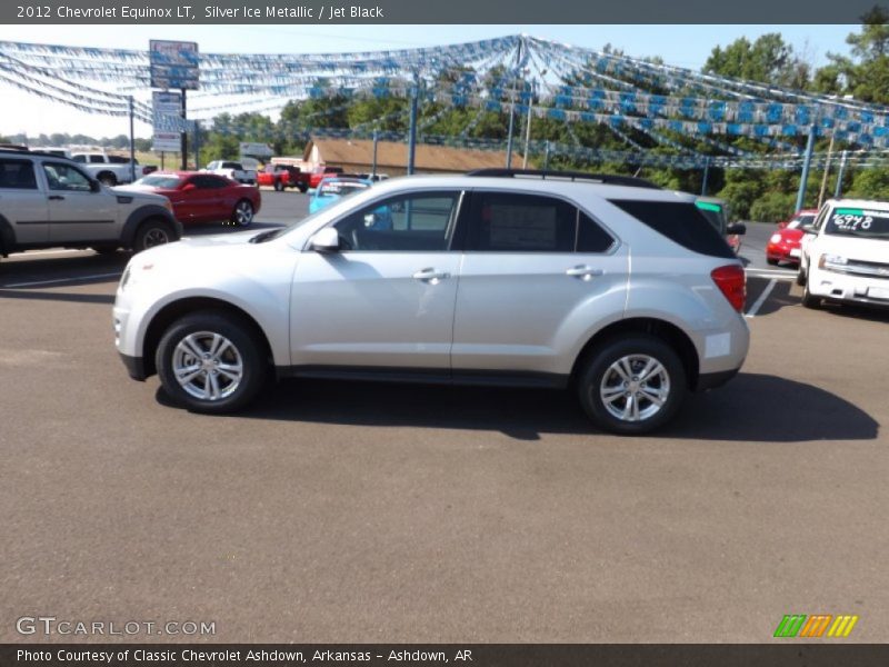 Silver Ice Metallic / Jet Black 2012 Chevrolet Equinox LT
