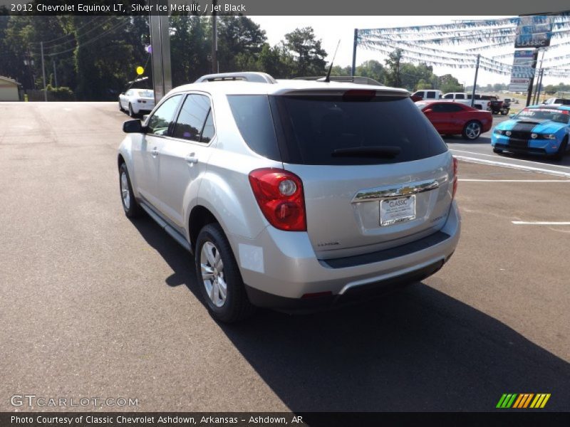 Silver Ice Metallic / Jet Black 2012 Chevrolet Equinox LT