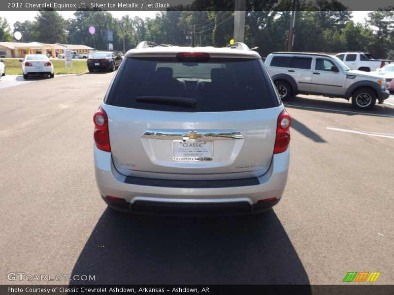 Silver Ice Metallic / Jet Black 2012 Chevrolet Equinox LT