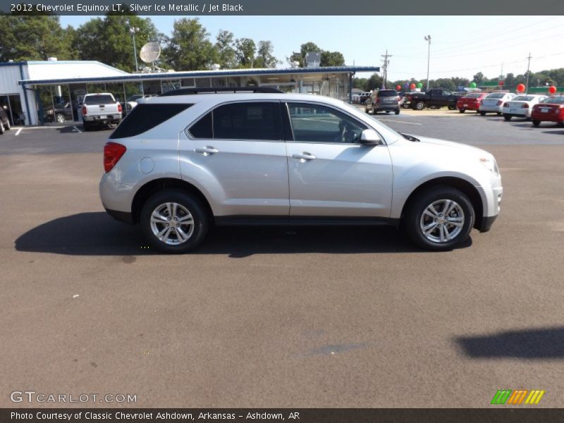 Silver Ice Metallic / Jet Black 2012 Chevrolet Equinox LT
