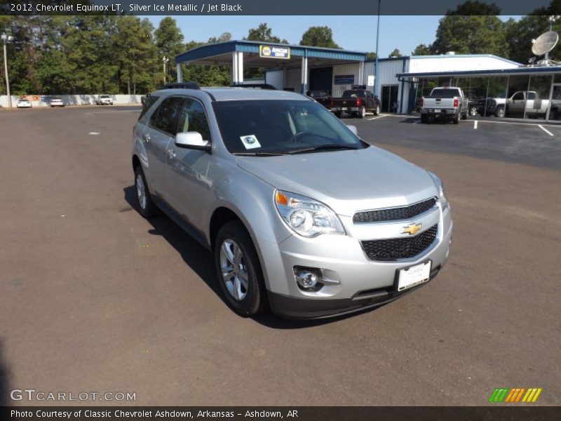 Silver Ice Metallic / Jet Black 2012 Chevrolet Equinox LT