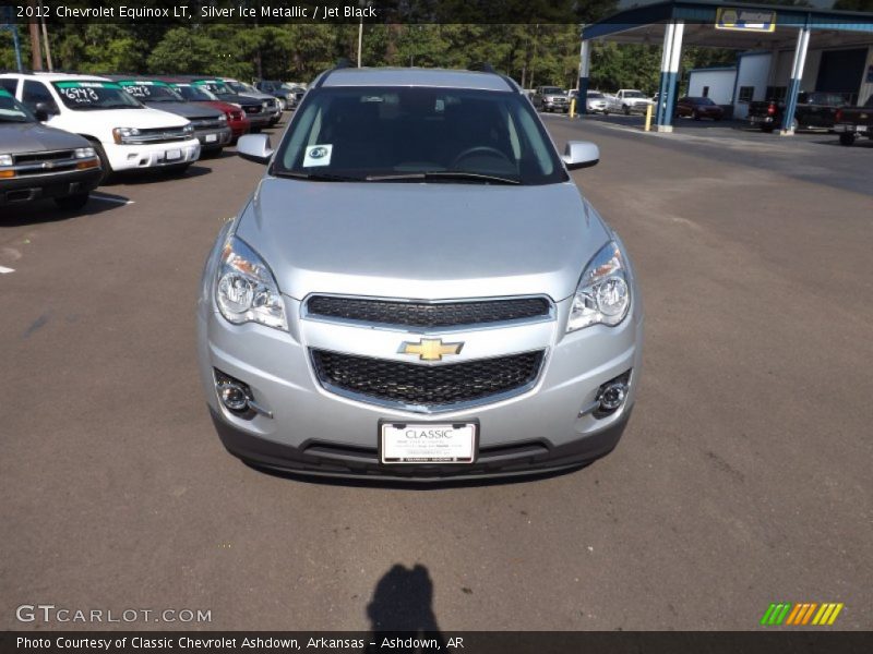 Silver Ice Metallic / Jet Black 2012 Chevrolet Equinox LT