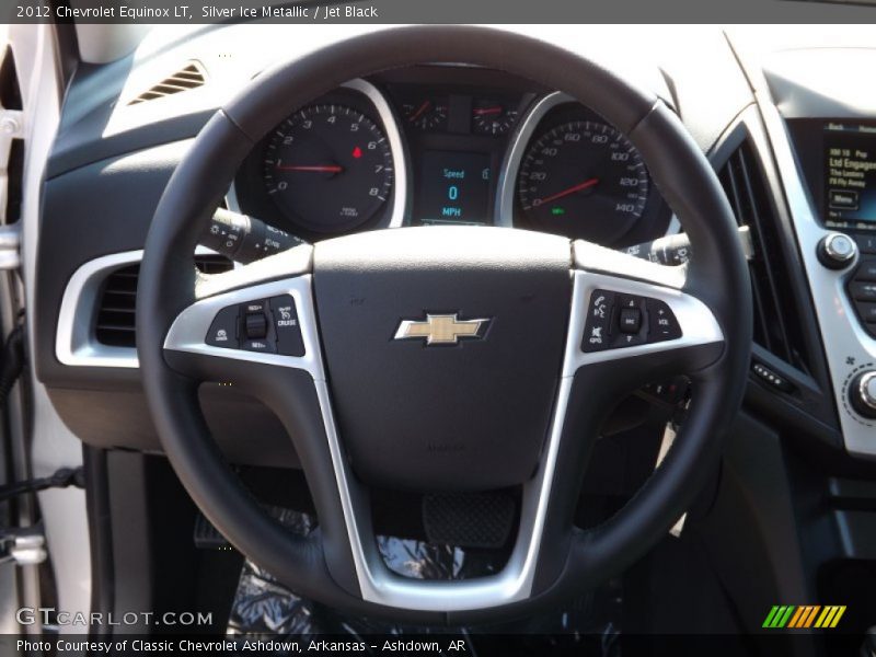 Silver Ice Metallic / Jet Black 2012 Chevrolet Equinox LT