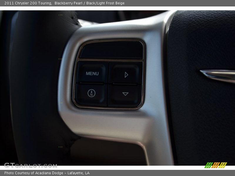 Blackberry Pearl / Black/Light Frost Beige 2011 Chrysler 200 Touring