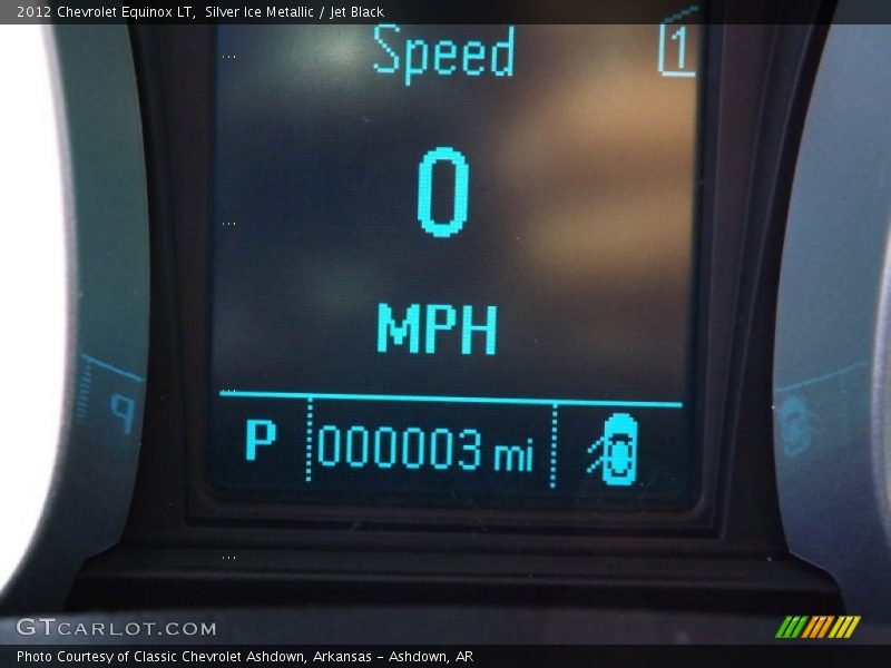 Silver Ice Metallic / Jet Black 2012 Chevrolet Equinox LT