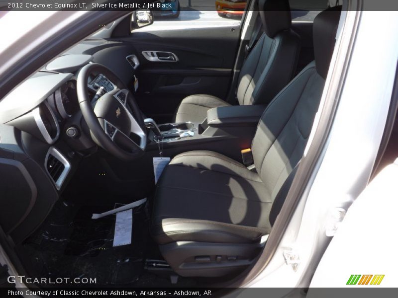 Silver Ice Metallic / Jet Black 2012 Chevrolet Equinox LT
